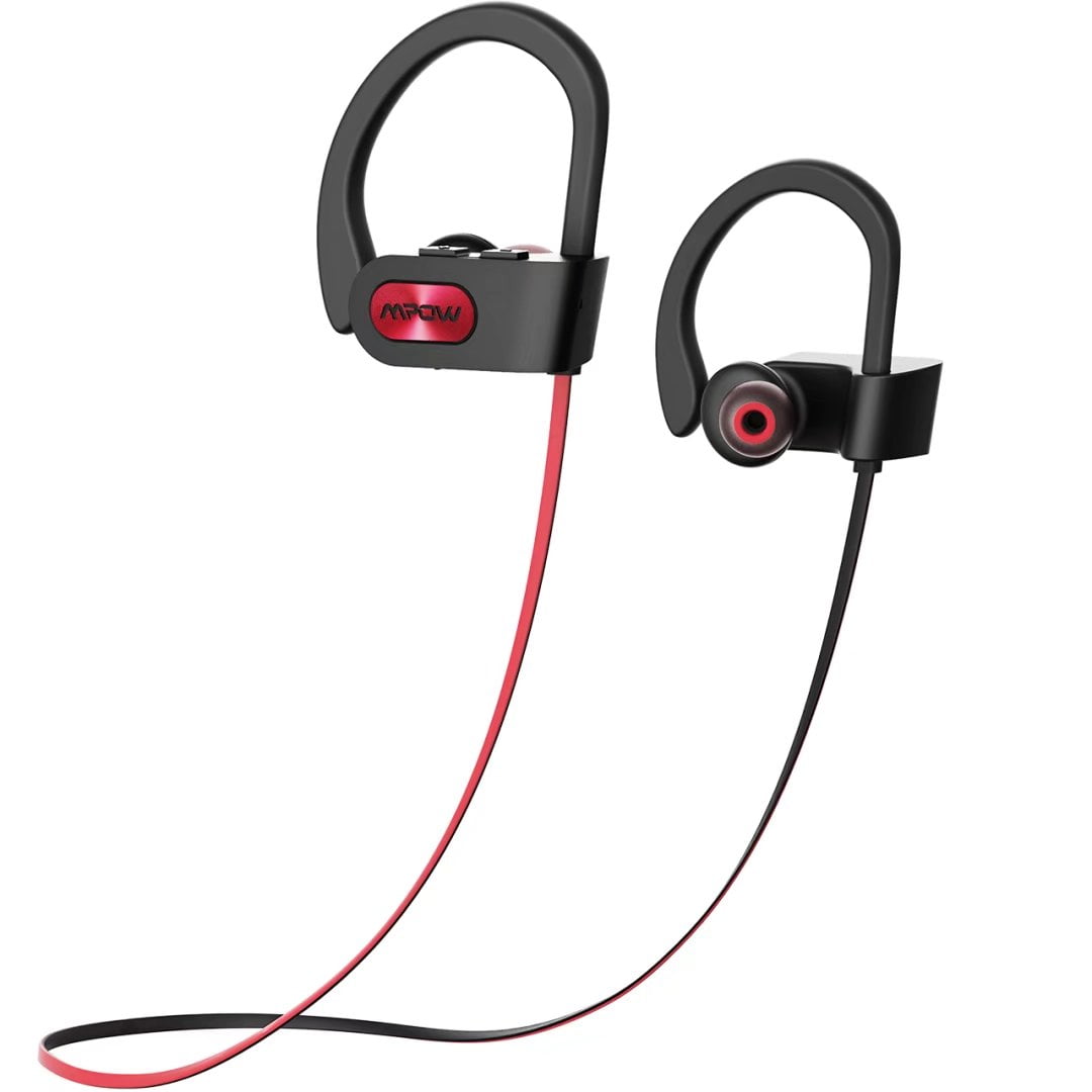 Red and black bluetooth earbuds sales