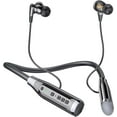 thumbnail image 1 of Bluetooth Headphones Neckband 100 Hours Extra Long Playback with Microphone Headset, 4 Speakers Heavy Bass Noise Reduction in Ear Wireless Earbuds Waterproof Running Workout (Black), 1 of 7