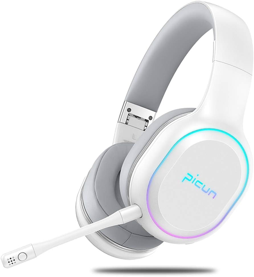 Bluetooth Headphones Over Ear 2.4GHz Wireless Gaming Headset with Noise Cancelling Detachable Mic 60Hrs Playtime Walmart