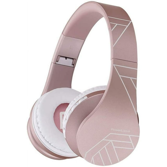 Bluetooth Headphones Over Ear, Bluetooth Headphone Rose Gold, Wireless