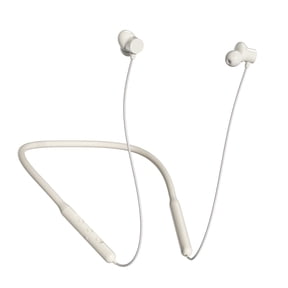 Cshidworld Neckband Bluetooth Headphones, Running Wireless Earbuds with 120 Hours Playtime, HD Deep Bass Stereo IPX7 Waterproof for Workout and Sports, Bluethooth 5.3 Sound Isolation Headsets,White