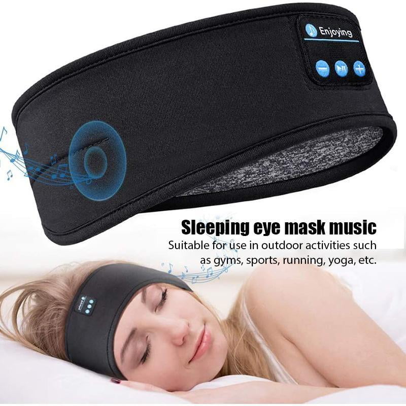 Sleep Headphones Bluetooth 5.2 Headband Sports Wireless Earphones Sweat Resistant Earbuds with Ultra-Thin HD Stereo Speaker for Workout Running Cool Gadgets Unique Gifts