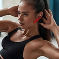 thumbnail image 1 of Bluetooth Headphones True Wireless Earbuds 60H Playback LED Power Display Earphones with Wireless Charging Case IPX5 Waterproof in-Ear Earbuds with Mic for Smart Phone Laptop TV Computer Sports,Red, 1 of 6