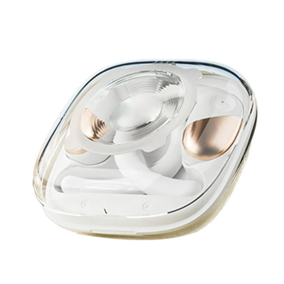 Bluetooth Headphones, True Wireless Earbuds, Hanging Ear Type Large Capacity Built-in Battery Low Latency Sports Bluetooth 5.4 Headphones with Type-C Fast Charging, Over Ear, Comfortable Fit