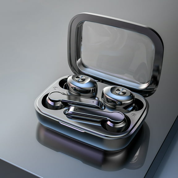 Bluetooth Headphones True Wireless Earbuds with Charging Case IPX5 Waterproof Stereo Sound Earphones Built-in Mic in-Ear Headsets for Sport Running