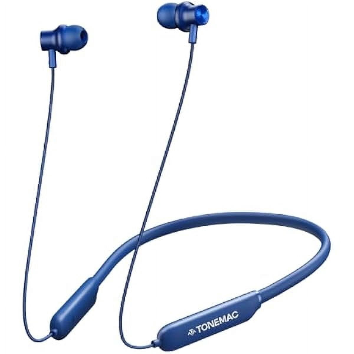 Bluetooth Headphones - Upgraded N8 Wireless Earbuds with Magnetic Neckband | 40Hrs Playtime, IPX6 Sweatproof, Deep Bass Headset for Phone Calls, Music, and Sports