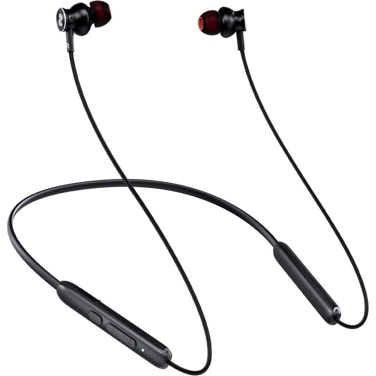Bluetooth Headphones V5.2 Wireless Bluetooth Earbuds In Ear Magnetic Neckband Headphones with Microphone 30 Hours Play Time IPX7 Sweatproof Deep B Walmart