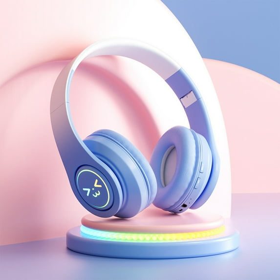 Bluetooth Headphones Wireless Over Ear Stereo Wireless Headset Bring Great Music Experience Sports Fitness Leisure Music Headset Universal For Mobile Phones (Blue)