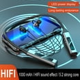 thumbnail image 1 of Bluetooth Headphones Wireless Earbuds 80hrs Playtime Wireless Charging Case Digital Display Sports Ear Buds with Earhook Deep Bass IPX7 Waterproof Over-Ear Earphones for TV Phone Laptop(Gray), 1 of 9