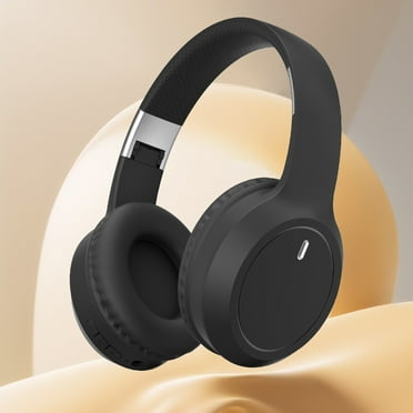 Bluetooth Headphones Wireless Earbuds, Bluetooth 5.4 Head Mounted, Intelligent Noise Reduction, 40mm Stereo Speakers, 50-Hour Battery Life, Foldable, Lightweight , Black