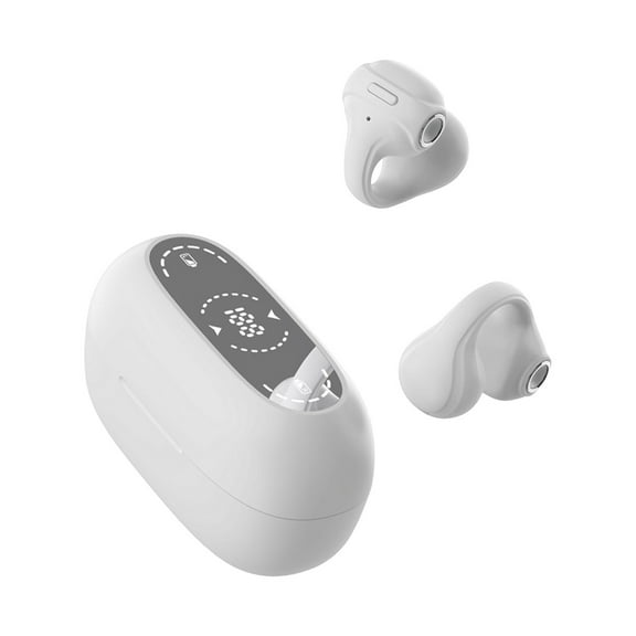 Bluetooth Headphones Wireless Earbuds Earclip Bluetooth Earphone Screen Display Charging Compartment For Earphones With Stereoscopic Body Sound For Sports Running Workout