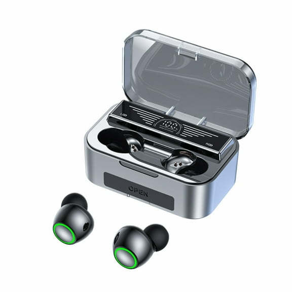 Bluetooth Headphones Wireless Earbuds Earphones with Charging Case Waterproof Noise Cancelling Earbuds with Mic for TV Smart Phone Laptop Computer Sports Running