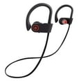 thumbnail image 1 of Bluetooth Headphones, Wireless Earbuds V5.0 IPX7 Waterproof Noise Cancelling Headsets, Richer Bass & HiFi Stereo Sports Earphones 8 Hours Playtime Running Headphones-Black, 1 of 11