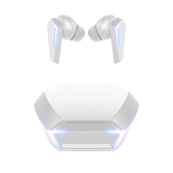 Bluetooth Headphones Wireless In-Ear Earbuds With Dual Mic And IPX5 Waterproof Touch- With Charging Case Compatible (Music/Game Mode)