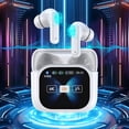 thumbnail image 1 of Bluetooth Headphones for Working Out Qwtwty BY16 Bluetooth Headset New with Screen A9PRO Upgraded Version of The Color Screen Display ANC Noise Reduction Business Models, 1 of 4