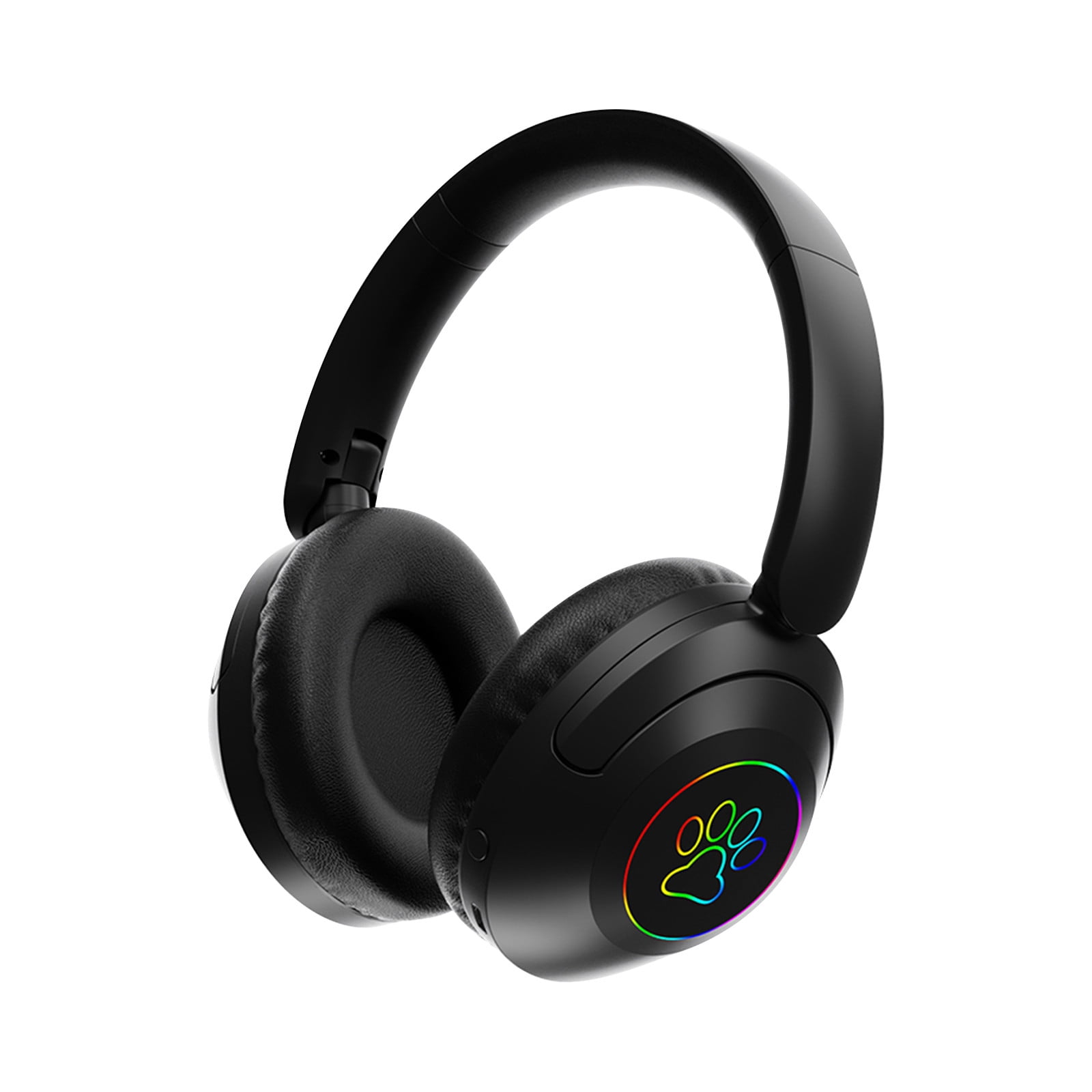 Bluetooth Headphones with Headworn Illuminated Seven Color Lights, Low
