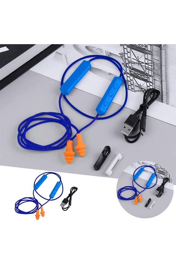 Bluetooth Headset Earphone Ear Plugs For Work Work Earbuds Hidden In Ear Headphones Isolating Earplugs Noise Suppression Hearing Construction Noisy Places