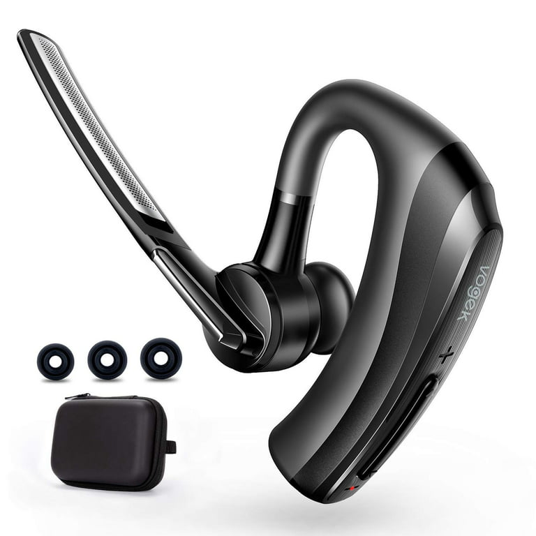 Wireless Bluetooth Headset Noise Cancelling Earpiece Earphone for Cell Phone