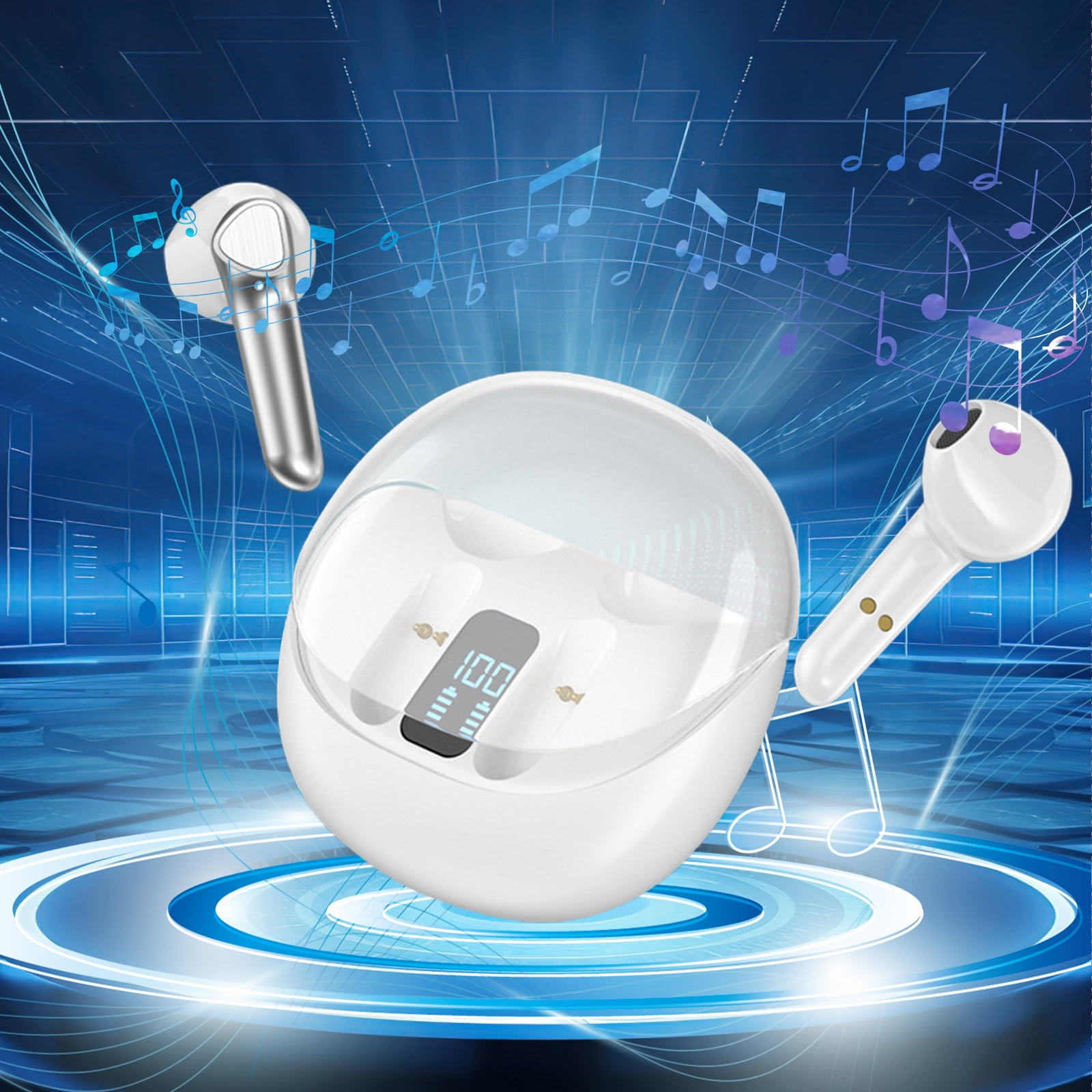 Bluetooth Headset Inearlong Life Noise Cancellation Gaming No Wired