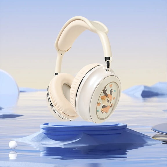 Bluetooth Headset – Intelligent Noise Reduction With The Enchanting Deer Space Capsule Delve Into RGB Ambiance While Enjoying Bluetooth Headphones