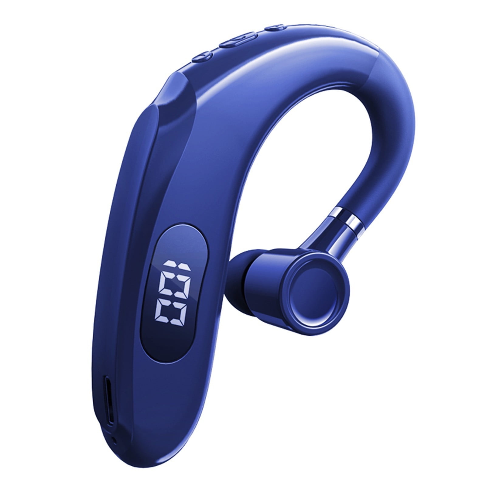 Bluetooth Headset with Microphone, Open Ear Headphones, Dual Connect Bluetooth 5.4 Headphones with Noise Cancelling & Mute, Wireless Headset with Mic for Work, Mobile, Tablets, Laptops,Blue