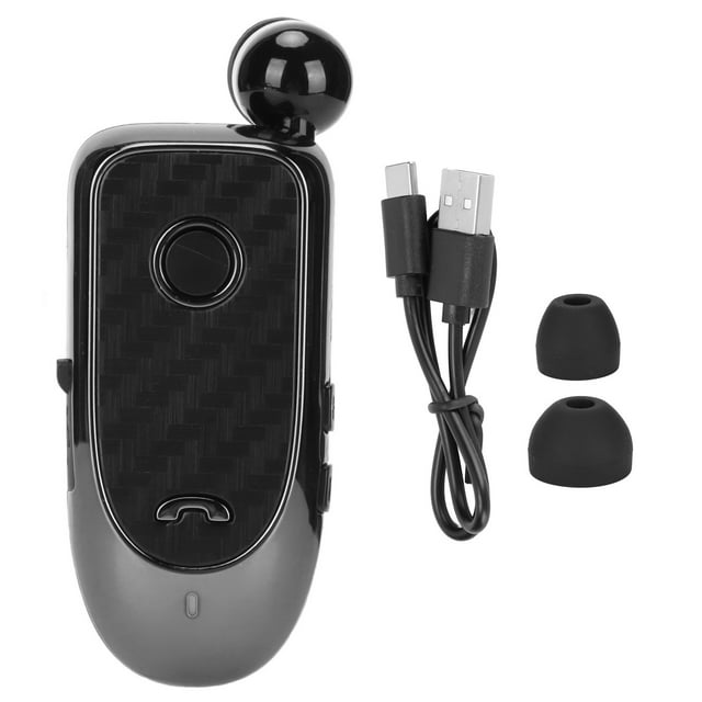 Bluetooth Headset Multifunction Vibrating Caller ID Clip Wireless
