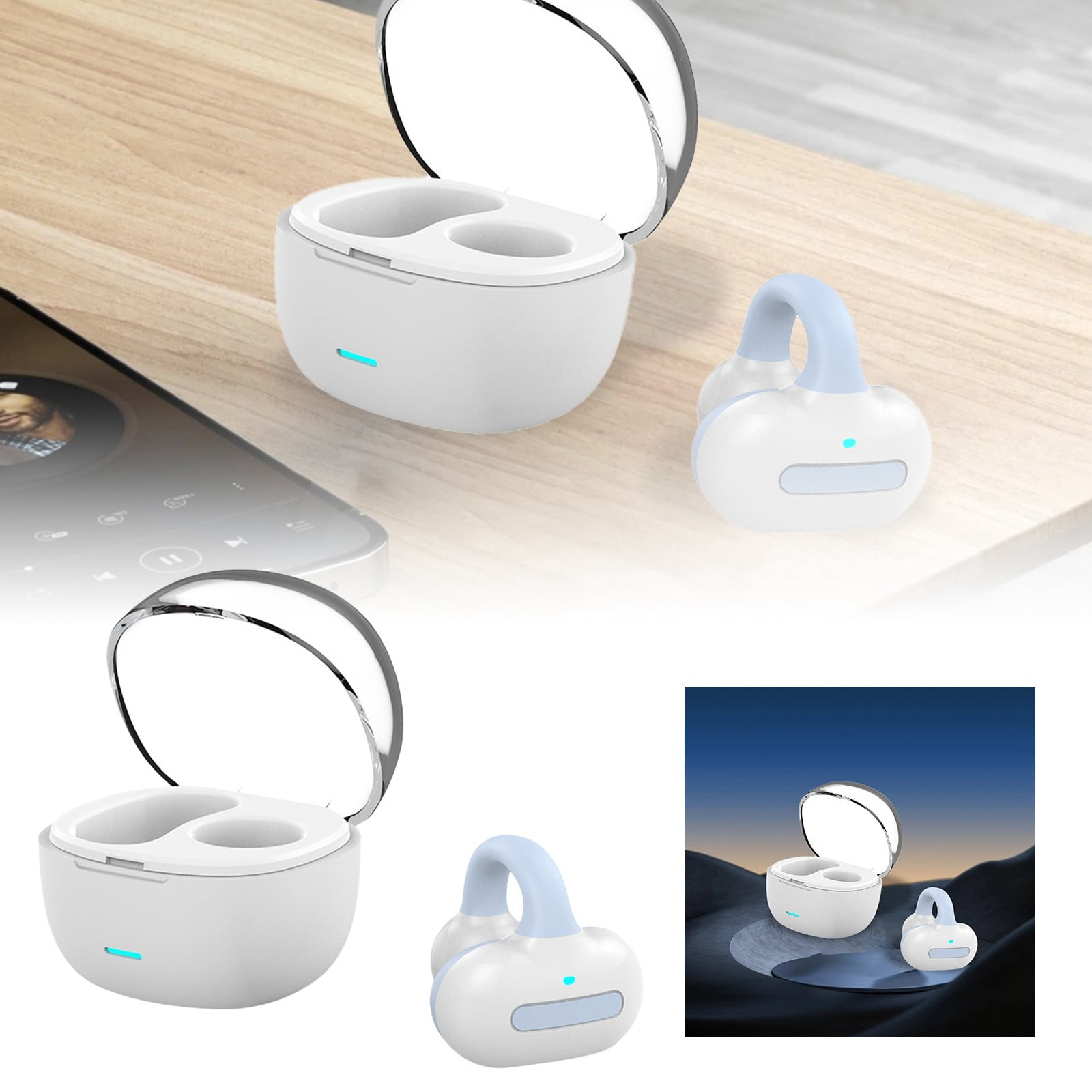 Bluetooth Headset for Phone Calls Noise Cancelling Independence Day