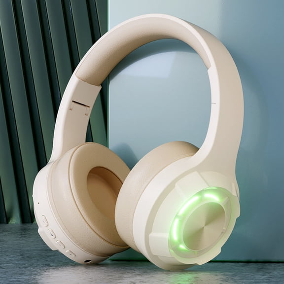 Bluetooth Headset Support Wired Light Weight Hifi Sound Effect RGB Light Effect Rechargeable Bluetooth 5.3 Earphone Music