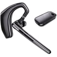 thumbnail image 1 of Bluetooth Headset, V5.1 Wireless Headset with Noise Canceling Microphone, 110 Hours Work time Bluetooth Earpiece with 500mAh Battery, Compatible with Cell Phones and PC, 1 of 7