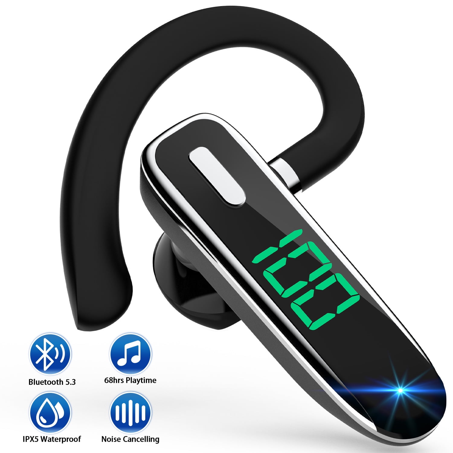 Bluetooth Headset V5.3,SixSim Wireless Headset Headphones for iPhone