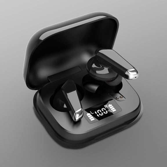 Bluetooth Headset – Wireless Bluetooth Headphones Sound Quality Wireless Charging Case Digital LED Intelligence Display,Earphones Built-In Mic Headset For Sport