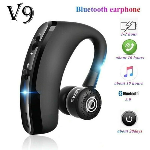 Bluetooth Headset , Wireless Earpiece Handsfree Business Earphone in-Ear Earbuds with Mic Support iPhone XR XS X 8 7 Plus 6s iPad Samsung Android PC