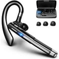 thumbnail image 1 of Bluetooth Headset - Wireless Headset - Bluetooth Earpiece for Cell Phone/PC Tablet/Laptop Computer, Headphones for Trucker/Driver/Business, 1 of 6
