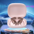 thumbnail image 1 of Bluetooth Headset Wireless Non-in-ear Sports Running Ear-hook Bluetooth Headset Pink, 1 of 10