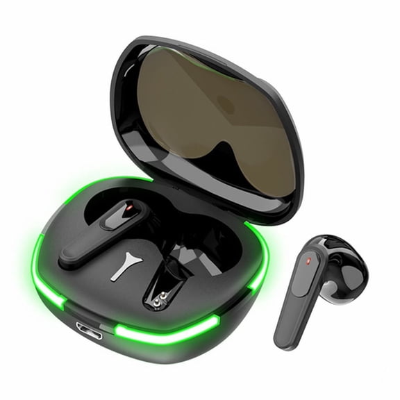 Bluetooth Headset, Wireless Sports Mini Headset, Stereo semi-in-Ear self-Connecting, Bluetooth 5.1 Digital Display Wireless Headphones,Suitable for Gaming, Fitness, Sports, Work