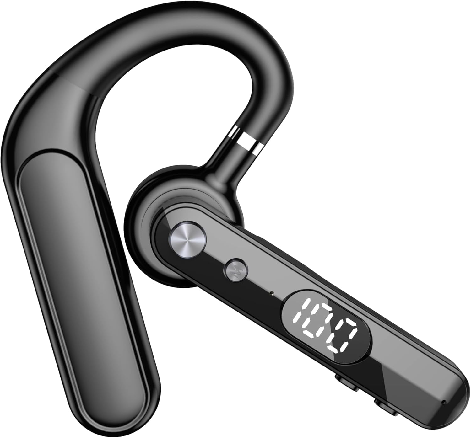 Bluetooth Headset with Dual-Mic Noise Canceling, 48H Talk Time, V5.4, Trucker Headset Bluetooth Wireless Earpiece for Cell Phones, Office, Driving