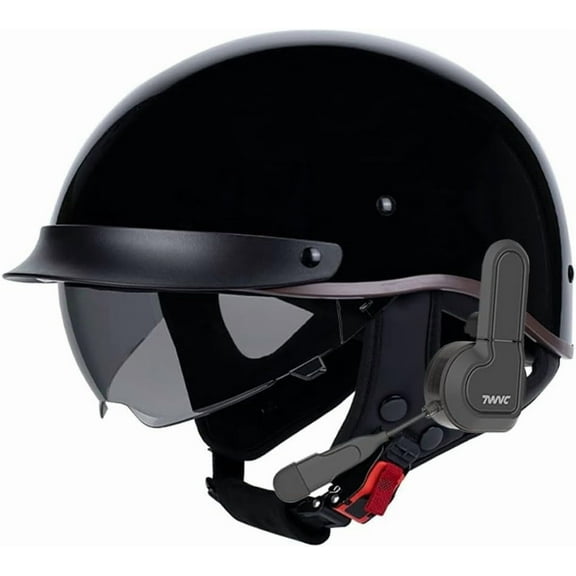 Bluetooth Helmet, Flip-up Front Helmet Dot Approved Full Face Integrated Dual Speaker with Microphone for Street Bike Generic