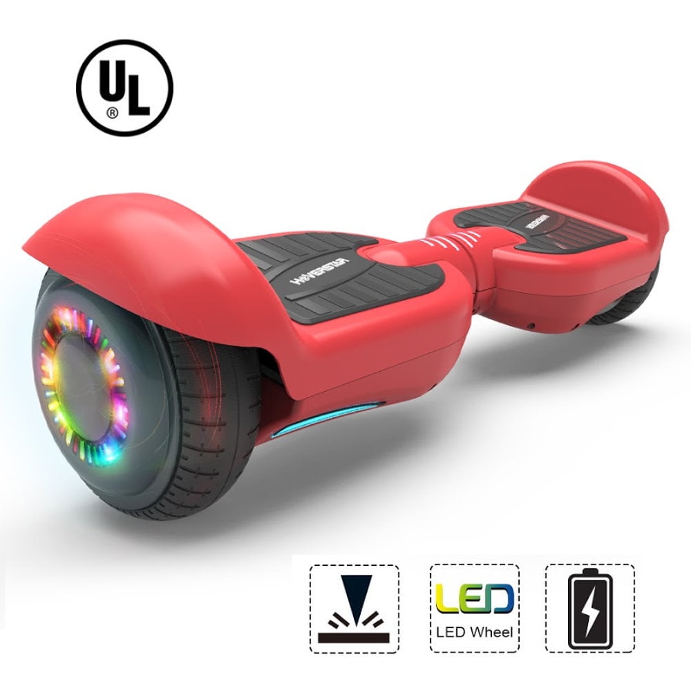 HOVERSTAR Bluetooth Hoverboard, 8 Inch Real Self Balancing Scooter, LED  Light-Up Foot Pads Glow, 500W Motor, 20 Cells Battery Long Distance, Max  Weight 220 lb, Max Speed 7Mph 