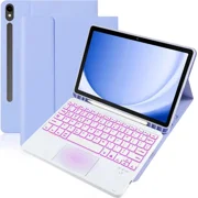 Bluetooth Keyboard Case for Samsung Galaxy Tab S11 11 inch 2025 SM-X730/X736B/X736E/X736U, Wireless Keyboard with Trackpad & 7-Color Backlit & 3-Angle Kickstand, Galaxy S11 11" Keyboard
