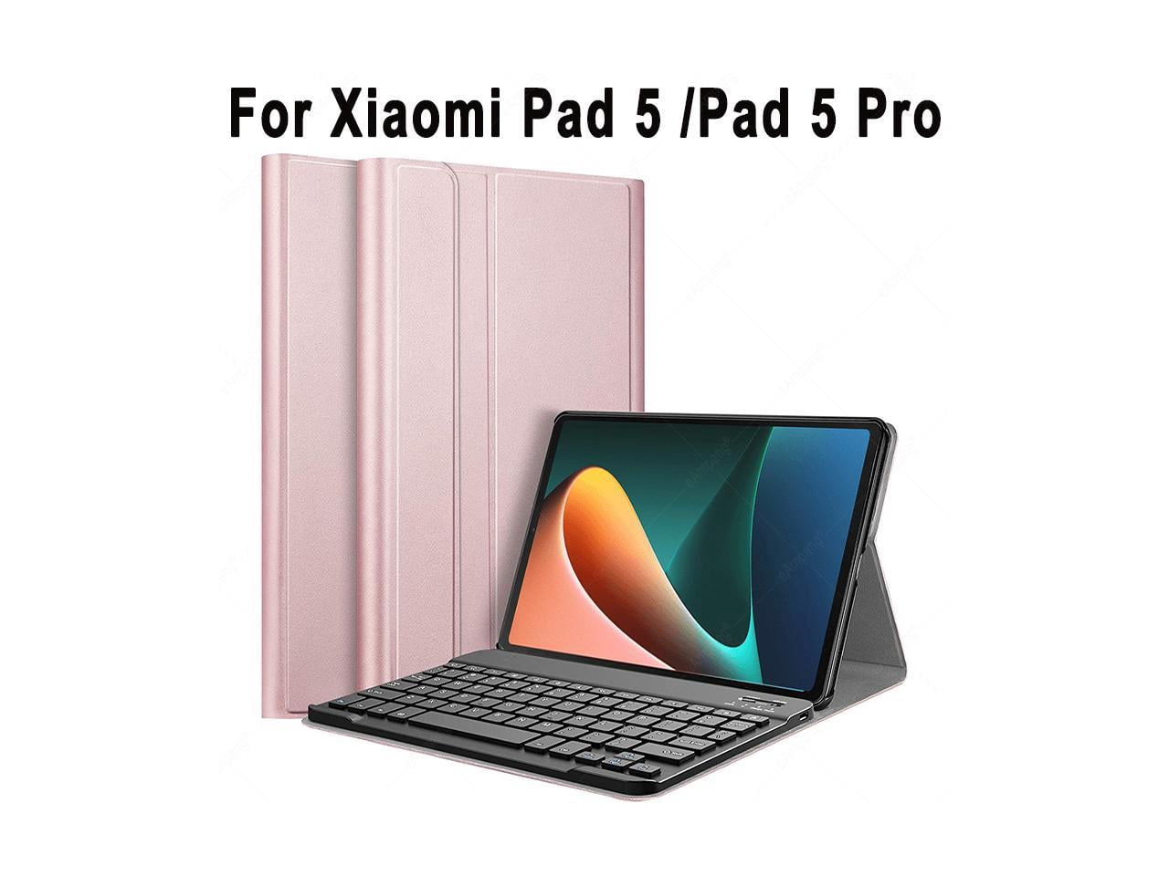 Bluetooth Keyboard Case for Xiaomi Pad 5 / Xiaomi Pad 5 Pro 11 inch 2021/ Xiaomi Pad 5 Pro 5G Detachable Wireless Keyboard with Pencil Holder