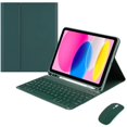 thumbnail image 1 of Bluetooth Keyboard Case for iPad 11th Gen 11" 2025 A16, Detachable with Pencil Slot Stand,green, 1 of 5