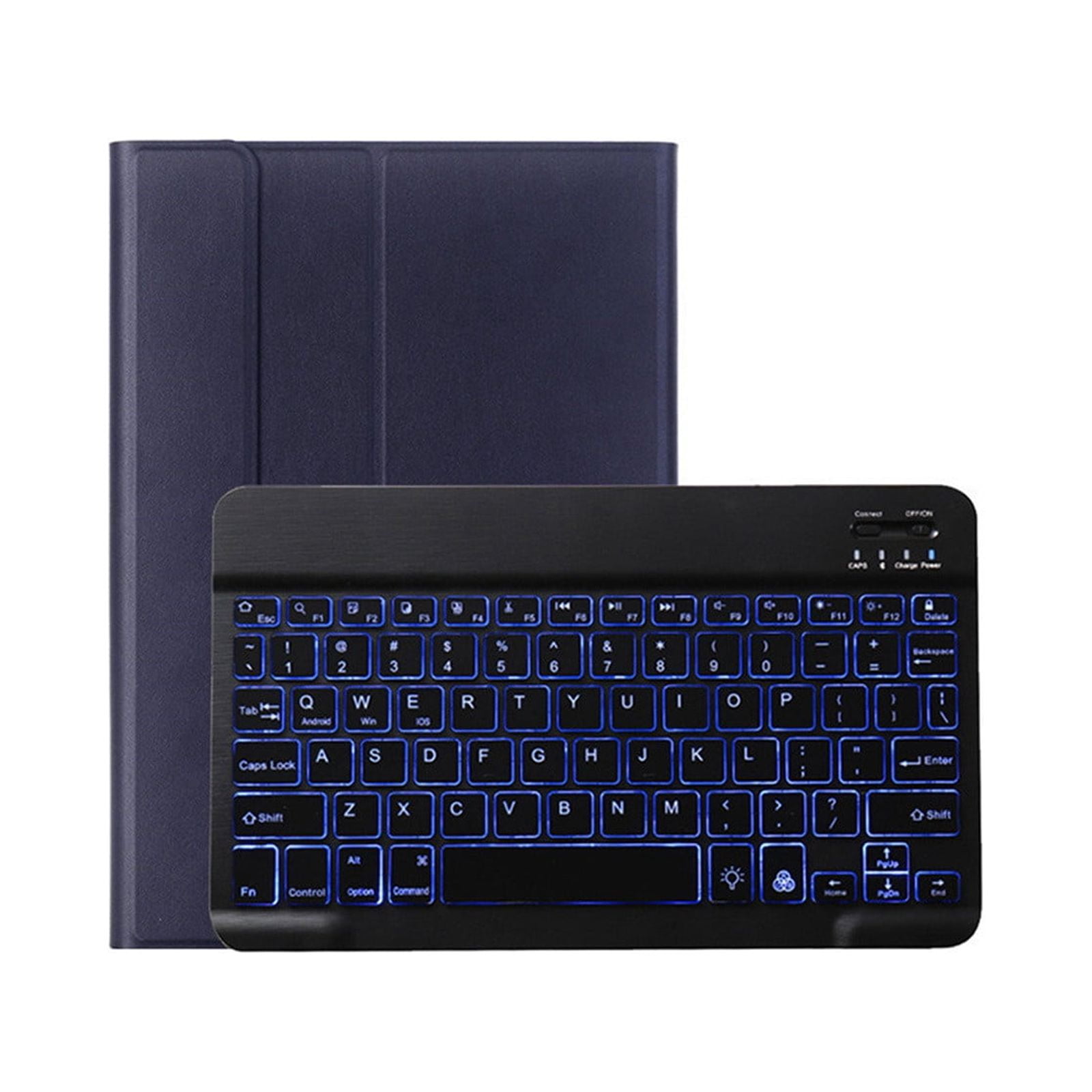 Bluetooth Keyboard Case for iPad 7/8/9 Gen 10.2 inch, with Pen Slot Protective Cover