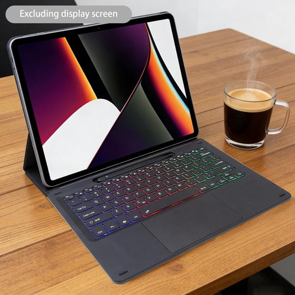 Bluetooth Keyboard Compatible with the Surface Pro 12 Backlighting, Touchpad