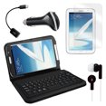 thumbnail image 1 of Bluetooth Keyboard Folio with Earphones, Screen Protector, OTG Cable, and More for Samsung Galaxy Note 8" Tablet, 1 of 2