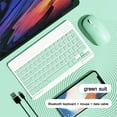 thumbnail image 1 of Bluetooth Keyboard Mouse Combo, Portable Wireless Keyboard Mouse for PC Tablet, Ultra Thin Rechargeable Bluetooth 3.0 Keyboard with Multi Device Compatibility, 1 of 4