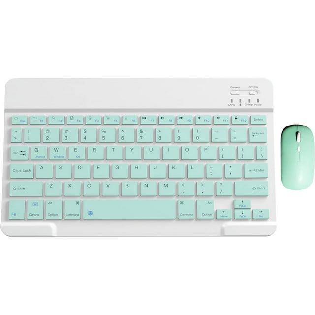 Bluetooth Keyboard & Mouse Portable Bt Wireless Keyboard & Mouse For 