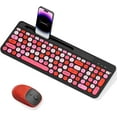 Bluetooth Keyboard and Mouse Wireless,MultiDevice Rechargeable