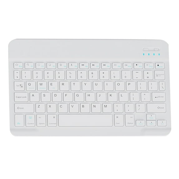 Bluetooth Keyboard Portable Keyboard for Tablet PC Tablet Gaming Accessories White