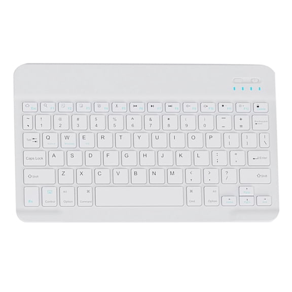 Bluetooth Keyboard Portable Keyboard for Tablet PC Tablet Gaming Accessories White