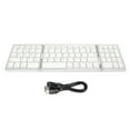 Bluetooth keyboard triple fold multiple device connection wireless